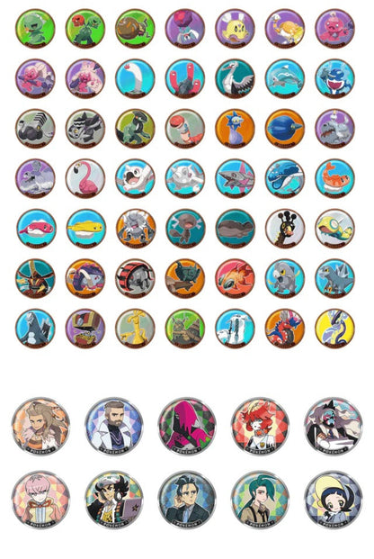 Paldean Coin Magnets variations in the Vol 2 box