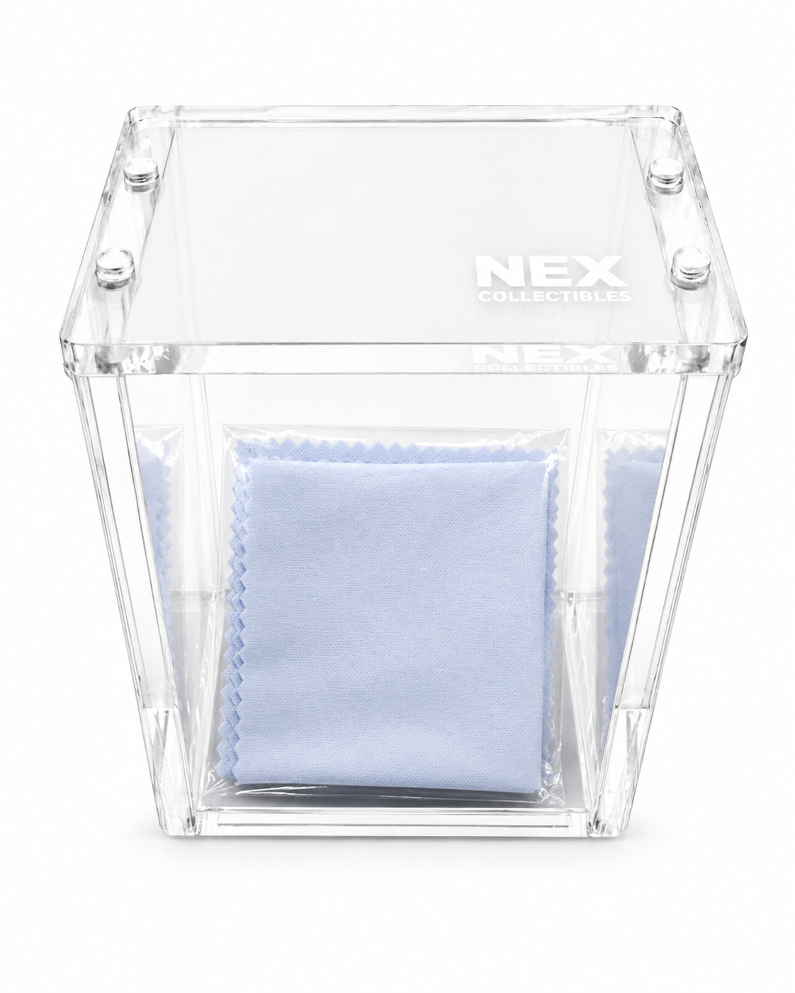 Pokemon Booster Bundle acrylic display case with the NEX Collectibles logo on the top.