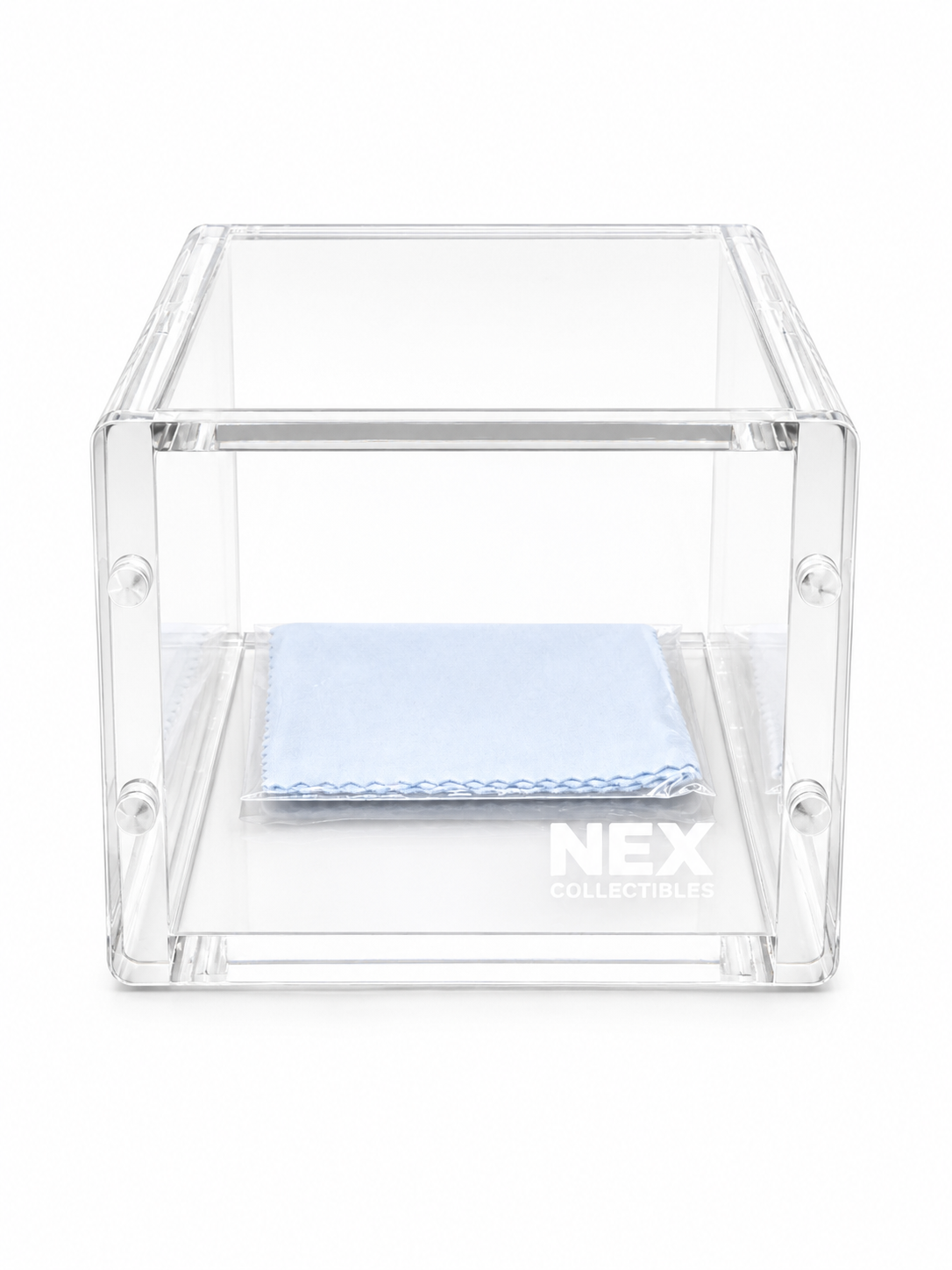 Pokemon Booster Bundle Acrylic case with the Nex Collectibles branding. 