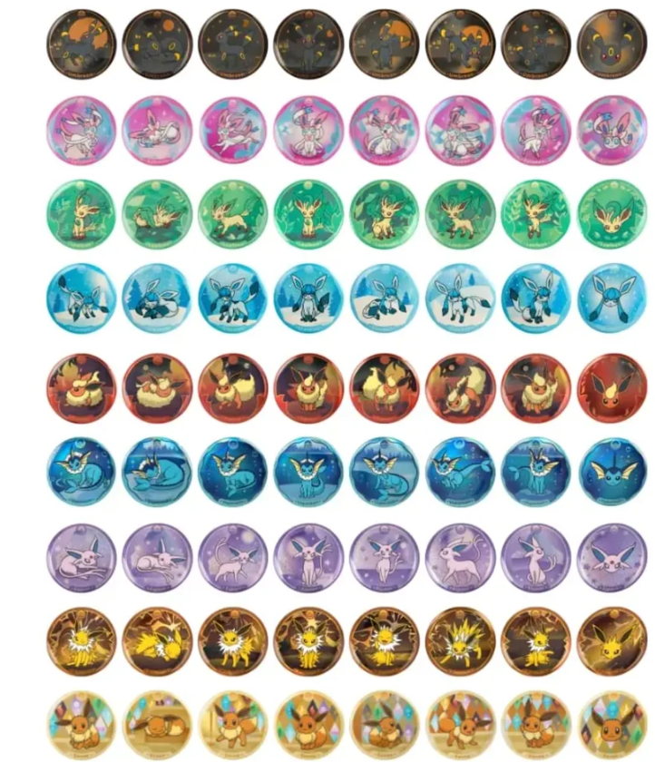 Collection of Pokemon Terastal Gathering Badges